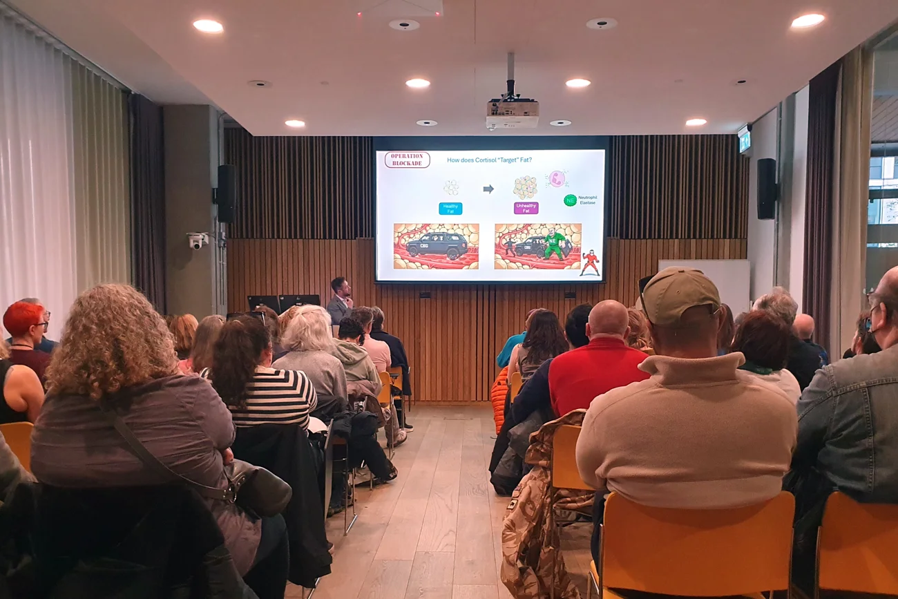 Mark Nixon speaking at Licence to Stress